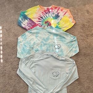 Ivory Ella long sleeve bundle s,m, s (top to bottom sizes)